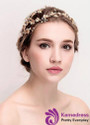 Pretty Alloy Wedding Hair Jewelry With Pearls