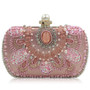 Cheap European Pillow Shape Diamante Decoration Clutch