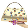 Cheap European Style Colorful Bead Design Clutch