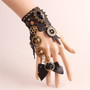 Cheap Lace Gear Bracelet with Bowknot Ring