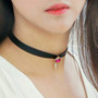 Cheap Vintage Faux Crystal Rivet Choker Necklace