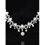 White Rhinestone Lace Wedding Jewelry Choker