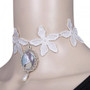 Cheap Beauty Head Faux Pearl Blossom Choker