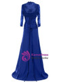 Princess Floor-Length Matte Chiffon Lace Mother of the Bride Dress with Jacket