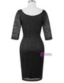 Fashion Vintage Half Sleeve Evening Gowns Bodycon Mother of the Bride Dresses