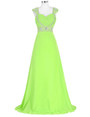 Brilliant  Chiffon Beading Mother of the Bride Dresses Floor Length Formal Evening