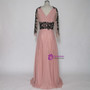 Attractive Long Evening Dresses Deep V-neck Long Sleeves Mother of the Bride Dresses