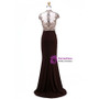 Fashion  Mother of The Bride Dresses New Arrival with High-Neck Crystal Beading