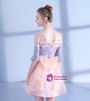 Tulle Homecoming Dress Two Straps Homecoming Dress  Applique Junior School Dress