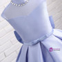Princess Satin Flower Girls Dresses Cheap Girls Party Dress High Neck