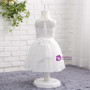 Advanced White Flower Girls Dresses 2017 Lace Communion Dress Girl with Bow