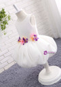 Classic Skirt Floral O-neck Ball Gown Flower Girl Gowns Children