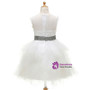 Casual Feathers Beaded Flower Girl Dresses For Weddings