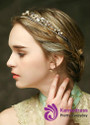 Wedding Hair Ornaments With Rhinestones In Stock Stunning Alloy