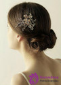 Wedding Hair Jewelry With Beading & Rhinestones Exquisite Alloy
