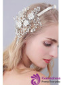 Jewelry With Rhinestones & Pearls Chic Alloy Wedding Hair