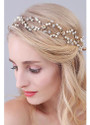 Jewelry With Rhinestones & Pearls Elegant Wedding Hair