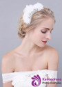 Wedding Hair Jewelry With Rhinestones Glamorous Organza