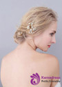 Hair Jewelry With Rhinestones & Pearls Wonderful Alloy Wedding