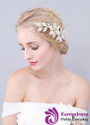 Hair Jewelry With Rhinestones & Pearls Charming Big Wedding