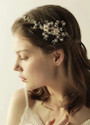 Fashion Shining Alloy Wedding Hair Jewelry With Beading