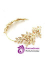 Hair Jewelry With Rhinestones & Pearls Chic Alloy Wedding