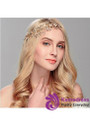 Hair Jewelry With Rhinestones & Pearls Glamoroust Gold Wedding