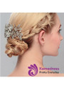Alloy Wedding Hair Jewelry With Rhinestones Glamoroust
