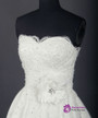 Fashion Short Wedding Dress Knee Length Lace Ivory Simple Vintage Wedding Gown