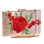 Beautiful Flower Embroidery Clutch Bag