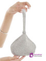 Fashion  Rhinestone Pyramid Luxurious Hand Bag