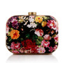 Cheap Floral Printed Two Way Box Clutch