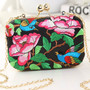 Cheap Floral Embroidery Chain Evening Clutche