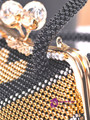 Cheap Beading Color Block Evening Clutch Bag