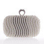 Cheap Rhinestone White Pearl Clutch Bag
