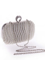 Cheap Rhinestone White Pearl Clutch Bag