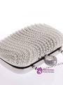 Cheap Rhinestone White Pearl Clutch Bag