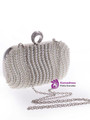 Cheap Rhinestone White Pearl Clutch Bag
