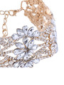 Cheap High-Quality Flower Modeling Rhinestone Choker