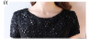 Simple Lace Short Prom Dresses Black Cocktail Dresses With Cap Sleeves Elegant