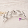 women hair jewelry bride tiara wedding hair jewelry shape leave simple