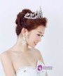 decorated wedding crystal bridal crown exaggerated hair ornaments