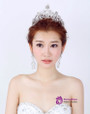 decorated wedding crystal bridal crown exaggerated hair ornaments