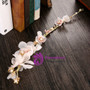 wedding bride headdress flower hairband flower bendable crown