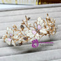 European princess crown pearl butterfly hair ornaments jewelry