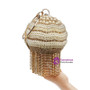 Crystal Beading Evening Bags Tassel Rhinestones Small Day Clutch