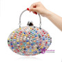 Ceramics Candy Color Women Evening Bags Egg Design Chain Shoulder