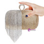 Women Evening Bags Finger Ring Diamonds Evening Bag Day Clutches
