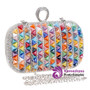 Fashion Women Evening Bags Colorful Candy Beaded Wedding Party Handbags