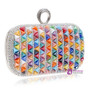 Fashion Women Evening Bags Colorful Candy Beaded Wedding Party Handbags